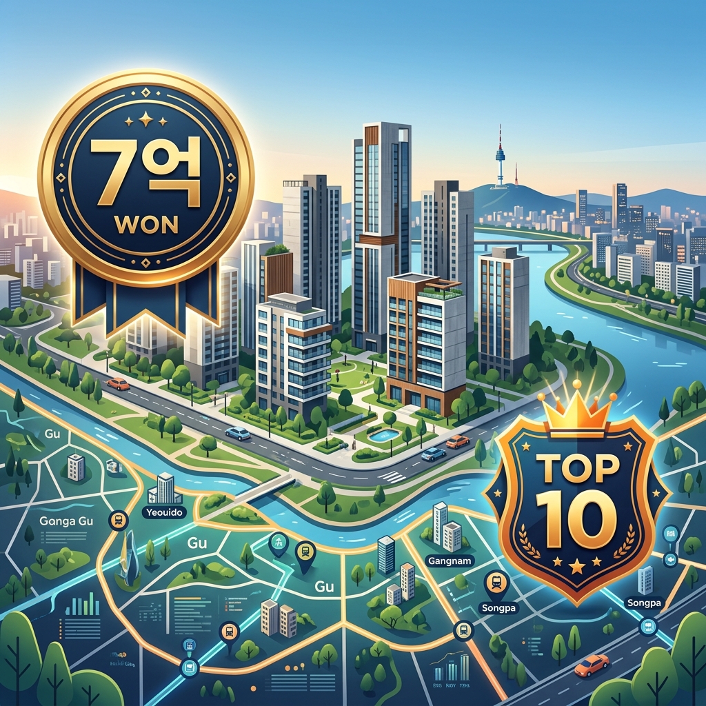 서울 7억 미만 아파트 TOP 10 (관악산 휴먼시아 & 노도강 실거주 단지 & 2026년 3월)